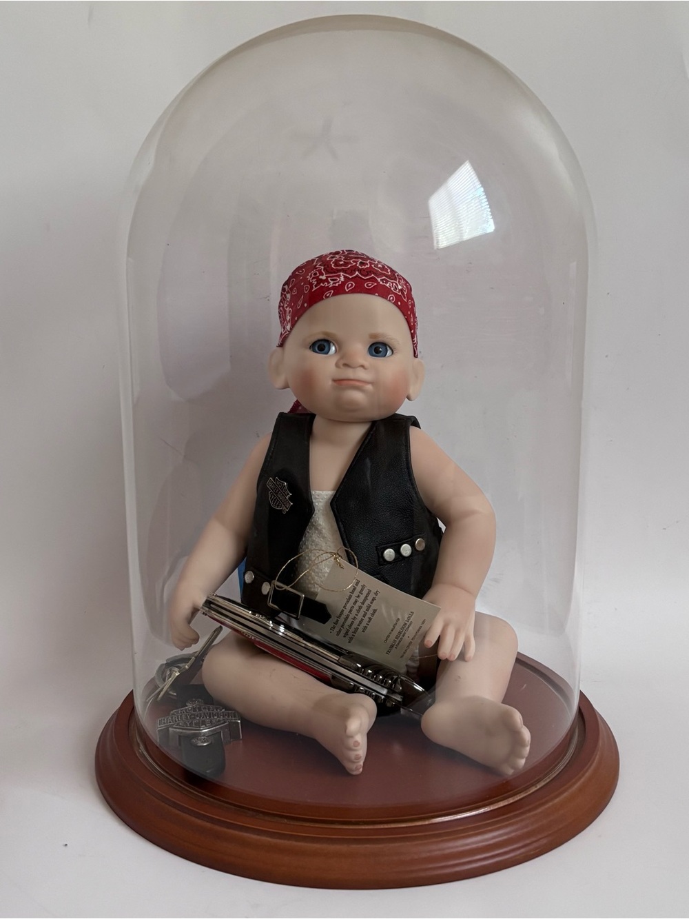 Licensed BOBBY LITTLE BIKER BABY THE FRANKLIN MINT HARLEY DAVIDSON Collection